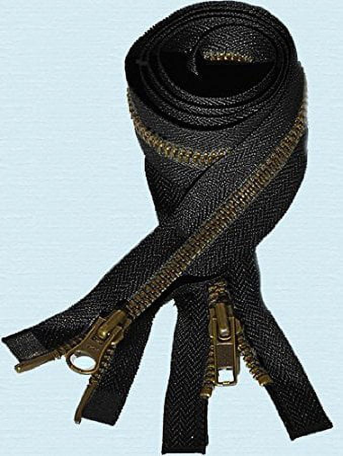Zipperstop Wholesale Ykkâ® 36" Jacket Zipper Ykk 5 "2Way" Antique Brass Separating Ykk