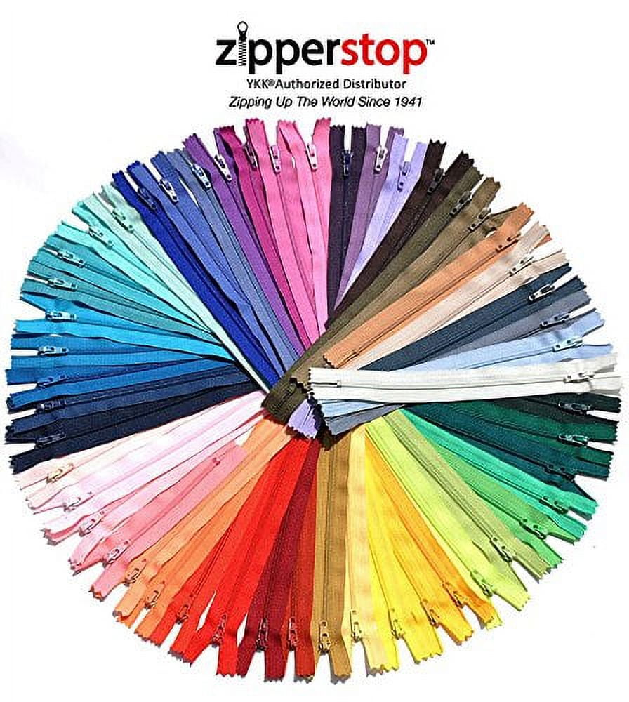 Zipperstop Wholesale Ykkâ® 54 Pieces Mix Nylon Coil Zippers Tailor Sewer Craft 14" Inch Crafter'S Special -