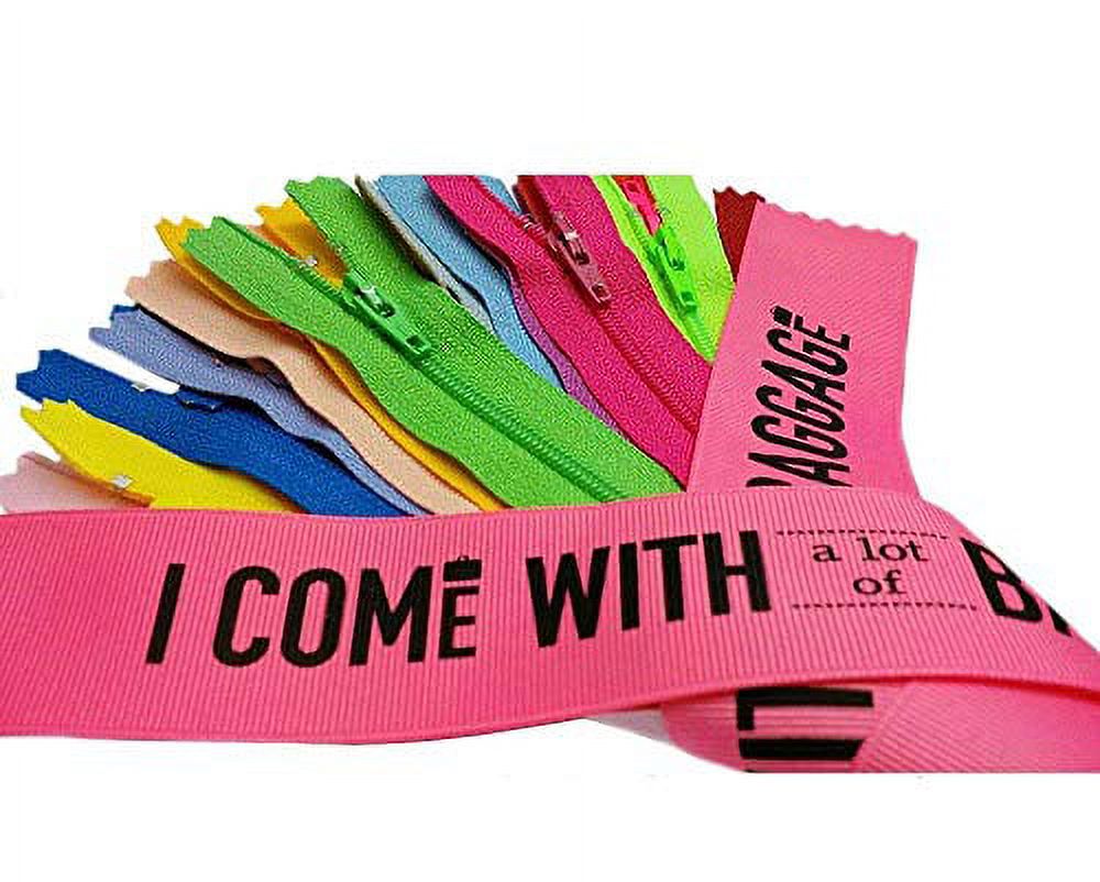 Zipperstop YKK50 Assorted 4 Inch, 5 Inch, 6 Inch, 7 Inch and 8 Inch