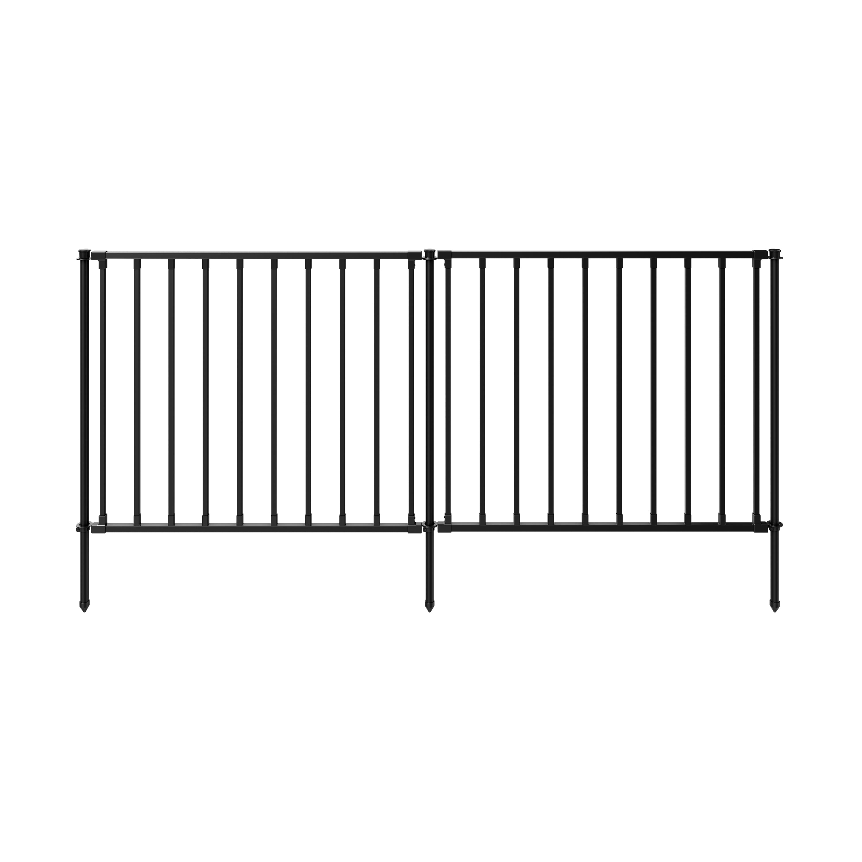 Zippity 3 ft. H x 3.5 ft W Zurich Poly-Steel No Dig Dog and Garden