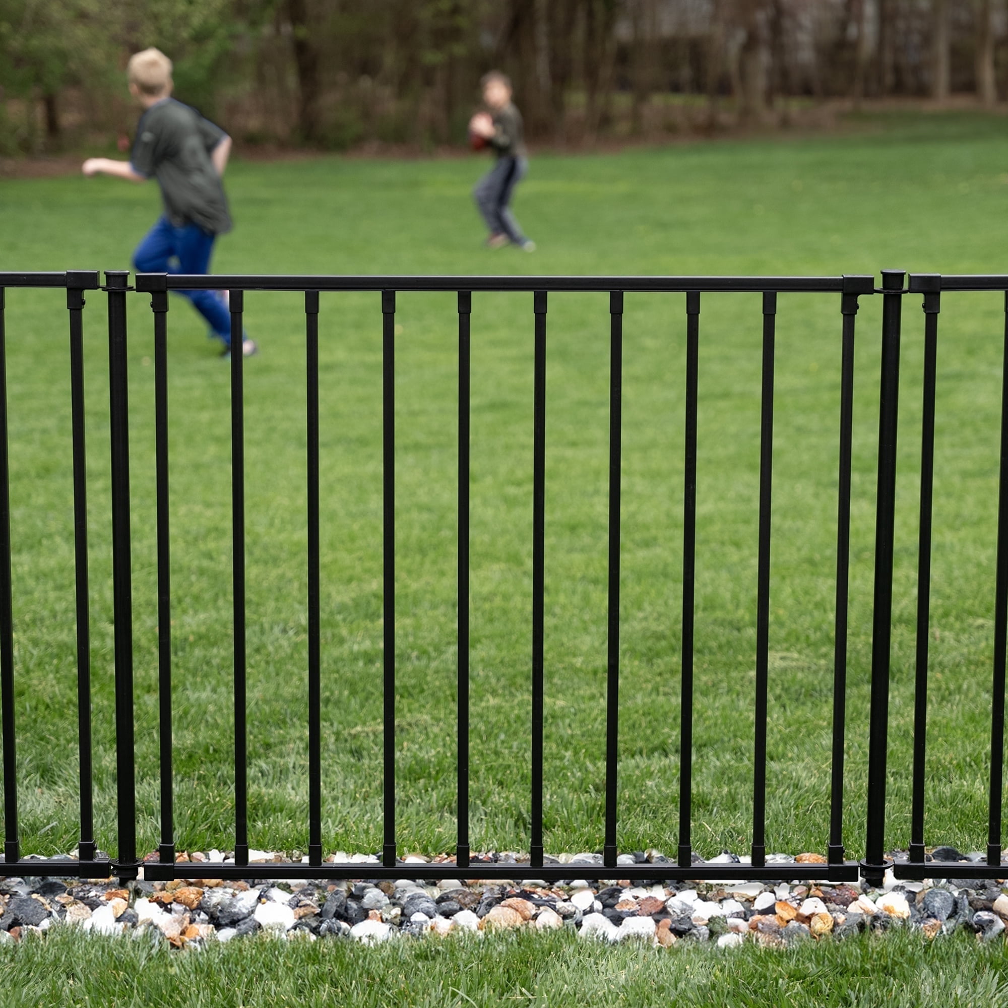 Zippity 3 ft. H x 3.5 ft W Zurich Poly-Steel No Dig Dog and Garden ...