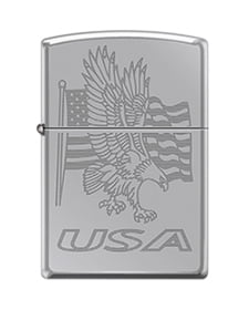 Zippo 09225 USA Eagle Flag