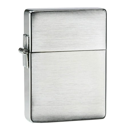 Zippo 1935 Replica Brushed Chrome without Slashes Pocket Lighter