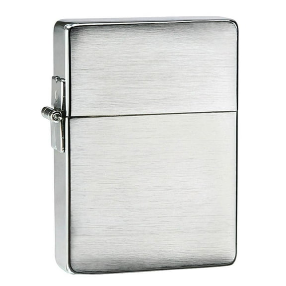Zippo 1935 Replica Brushed Chrome without Slashes Pocket Lighter