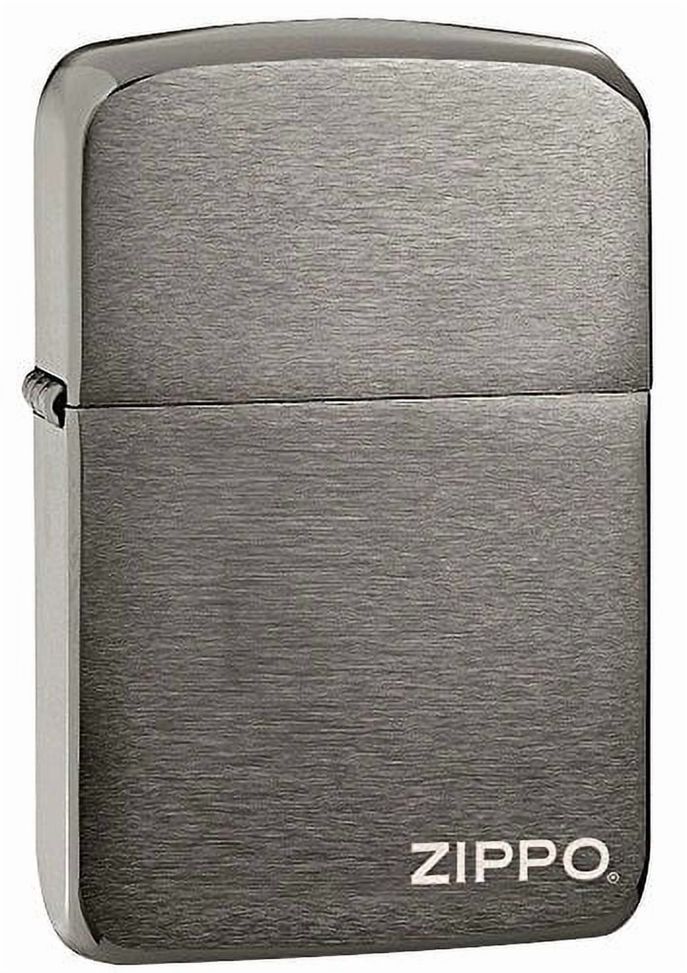 Zippo 1941 Replica Black Crackle Pocket Lighter - Walmart.com