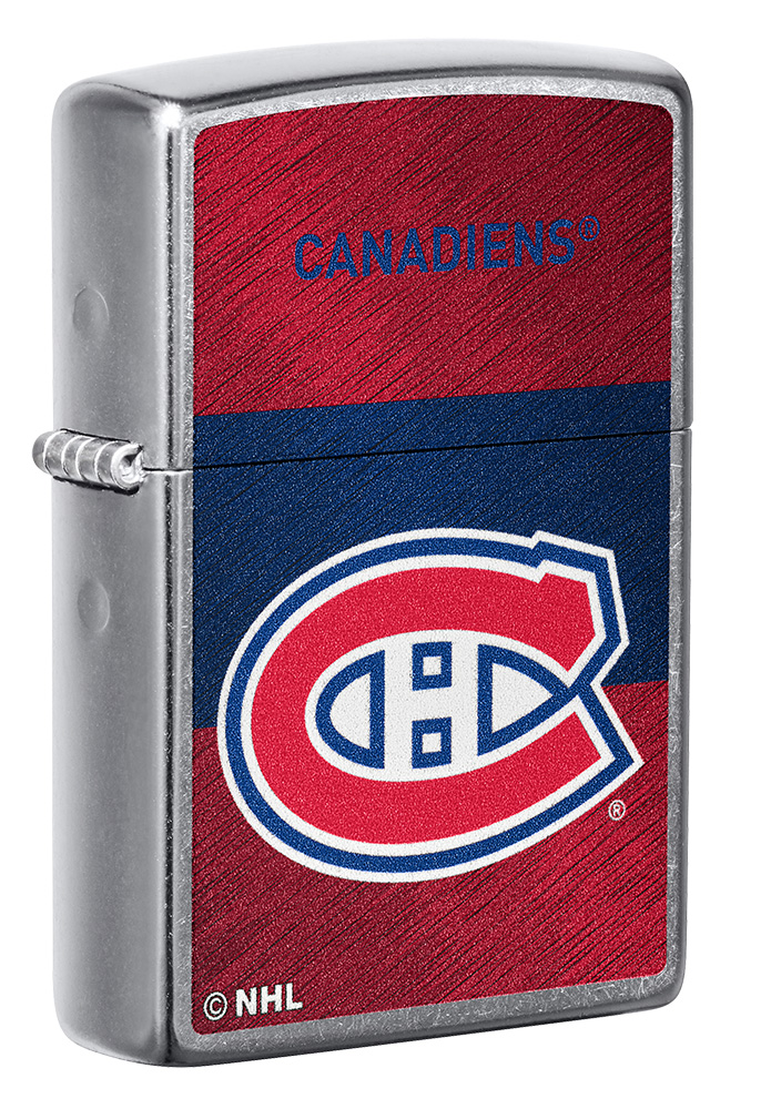 Zippo 2021 NHL Montreal Canadiens Street Chrome Pocket Lighter
