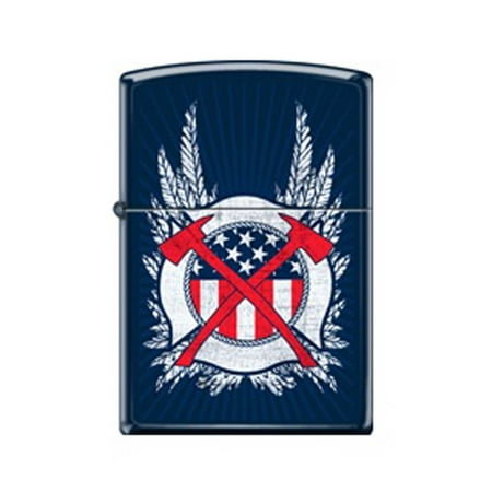 Zippo 239-051786 Firefighter Design Blue Finish Windproof Lighter