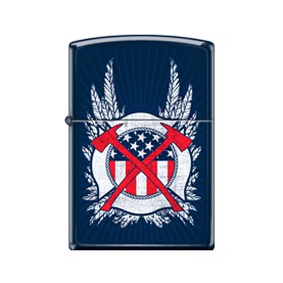 Zippo 239-051786 Firefighter Design Blue Finish Windproof Lighter