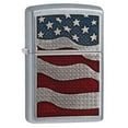 thumbnail image 1 of Zippo 29513 Diamond Plate Flag Emblem Windproof Pocket Lighter, 1 of 4
