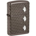thumbnail image 1 of Zippo 46316 Diamond Pattern Design Black Ice Metal Pocket Lighter, 1 of 10