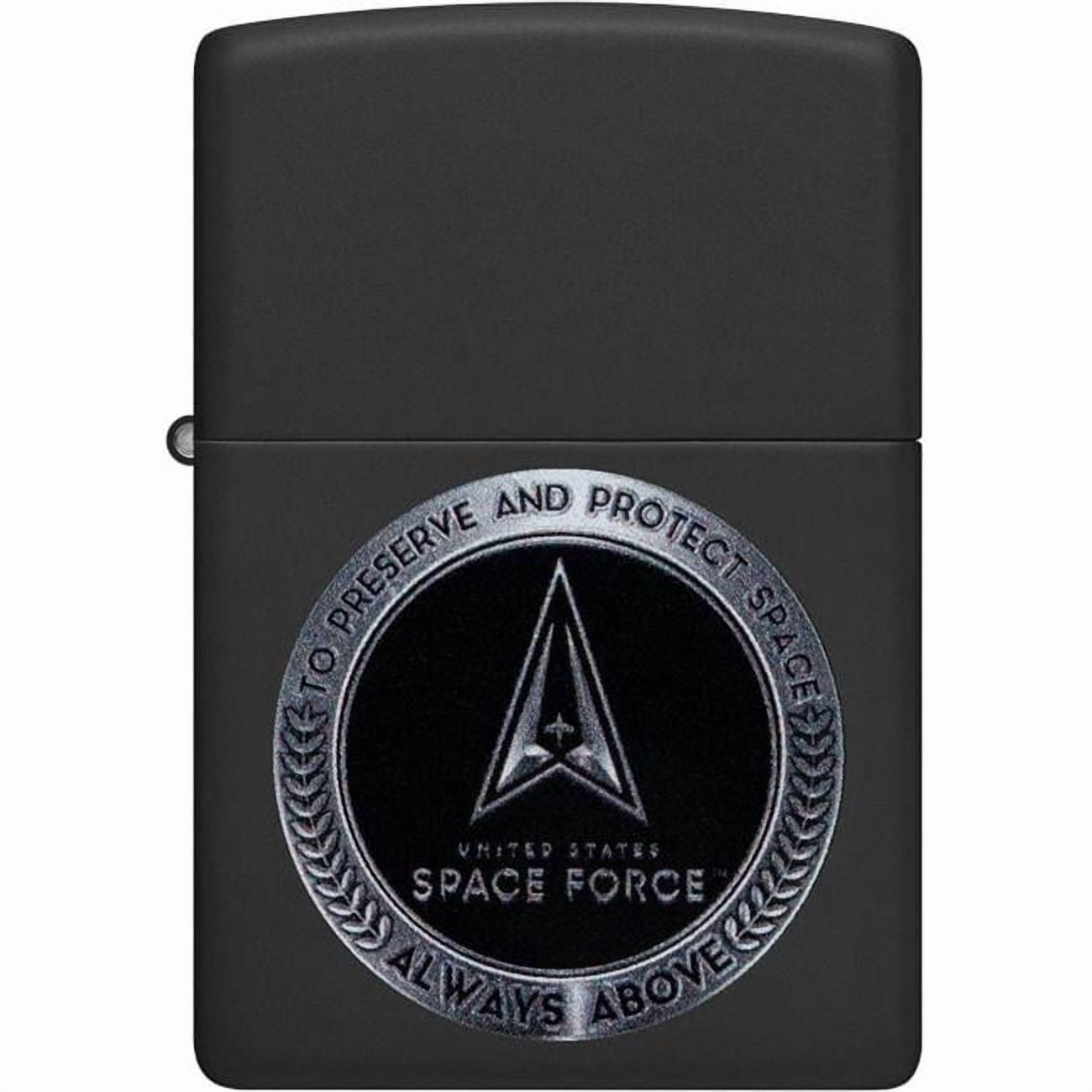 Zippo 48548 U.S. Space Force Design Black Windproof Pocket Lighter
