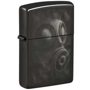Zippo 48588 Gas Mask Design High Polish Black Windproof Lighter