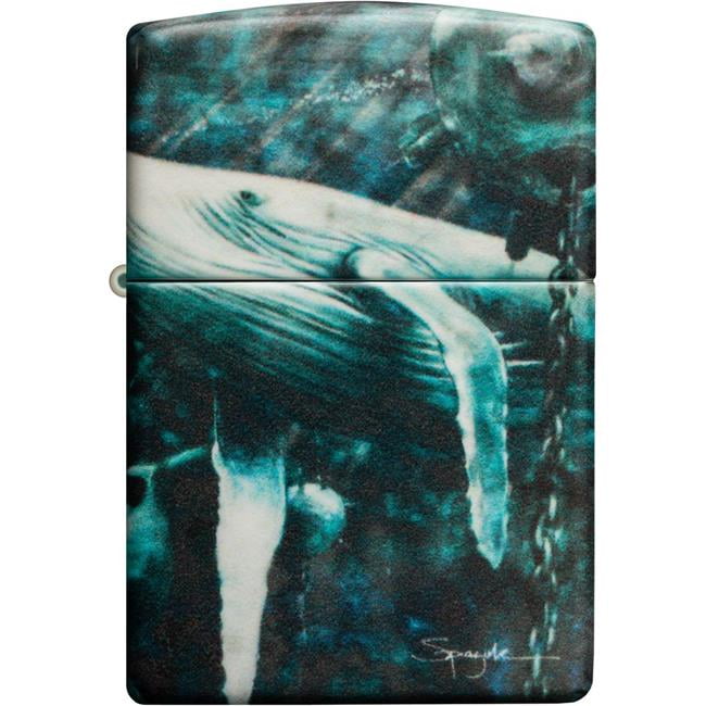 Zippo 48627 Spazuk Whales With Underwater Mines Design Lighter