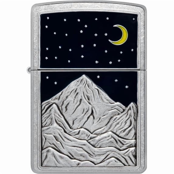 Zippo 48632 Mountains Emblem Design Windproof Pocket Lighter