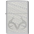 thumbnail image 1 of Zippo Lighter: Realtree Logo with Antlers, Engraved - High Polish Chrome 48751, 1 of 6