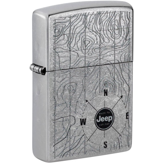 Zippo Lighter: Jeep, Made to Explore - Street Chrome 48765