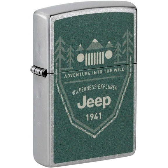 Pro-Cut ZIP-48766 2024 Zippo Jeep Adventure into the Wild Street Chrome Lighter