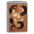 thumbnail image 1 of Zippo 49042 Woodchuck Street Chrome Finish Windproof Lighter, 1 of 5
