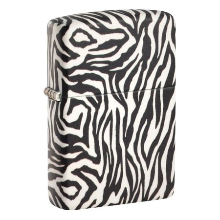 Zippo 540 Color Zebra Print Design Pocket Lighter