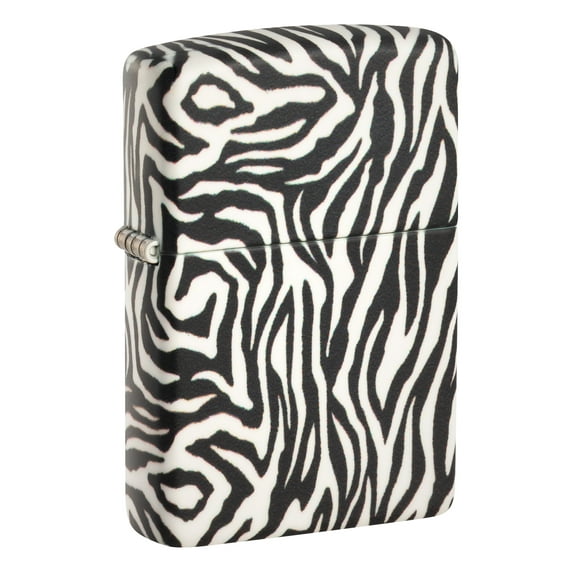Zippo 540 Color Zebra Print Design Pocket Lighter