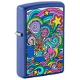 thumbnail image 1 of Zippo Abstract Design Royal Blue Matte Pocket Lighter, 1 of 6
