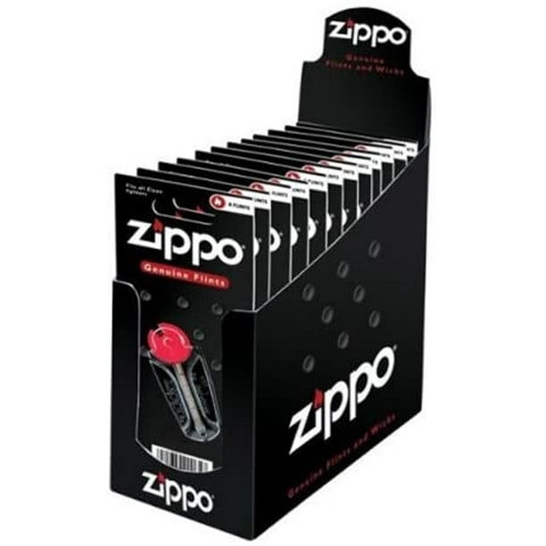 Zippo Accessories Wick & Flint Set 6 of EA Wicks Flints