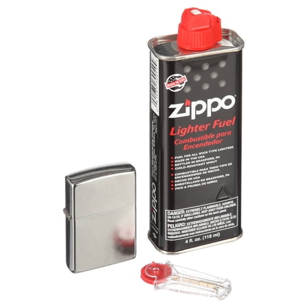 Zippo All-in-One Gift Set with Windproof Lighter (Silver)