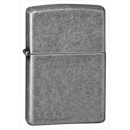 Zippo Antique Silver Plate Pocket Lighter