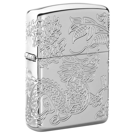 Zippo Armor Dragon and Phoenix Design Pocket Lighter