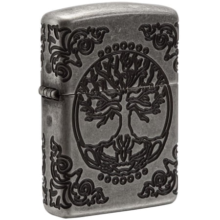 Zippo Armor Tree of Life Design Windproof Pocket Lighter