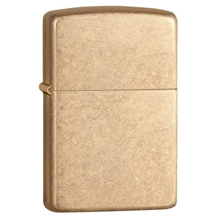 Zippo Armor Tumbled Brass Pocket Lighter