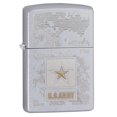 thumbnail image 1 of Zippo Army Logo Satin Chrome Pocket Lighter, 1 of 6