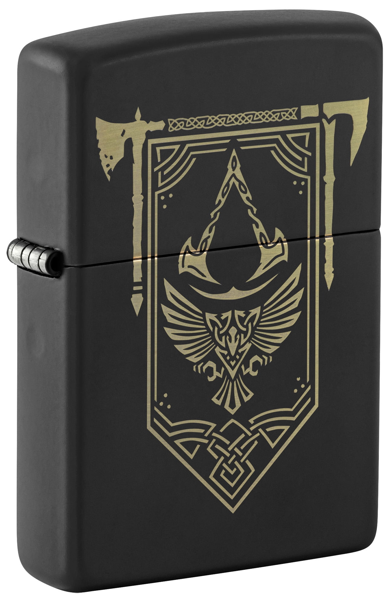 Zippo Assassin's Creed Design Black Matte Pocket Lighter