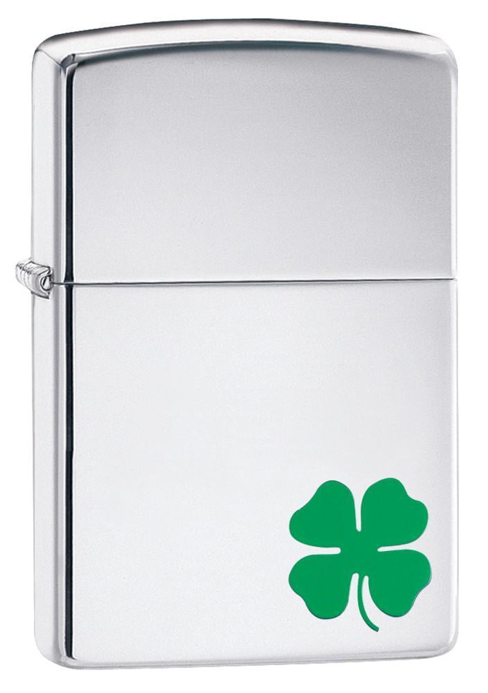 ⚠️つっちー Moteng Zippo Bit O' Luck Pocket Lighter, High Polish Chrome
