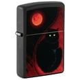thumbnail image 1 of Zippo Black Cat Design Black Matte Pocket Lighter, 1 of 6