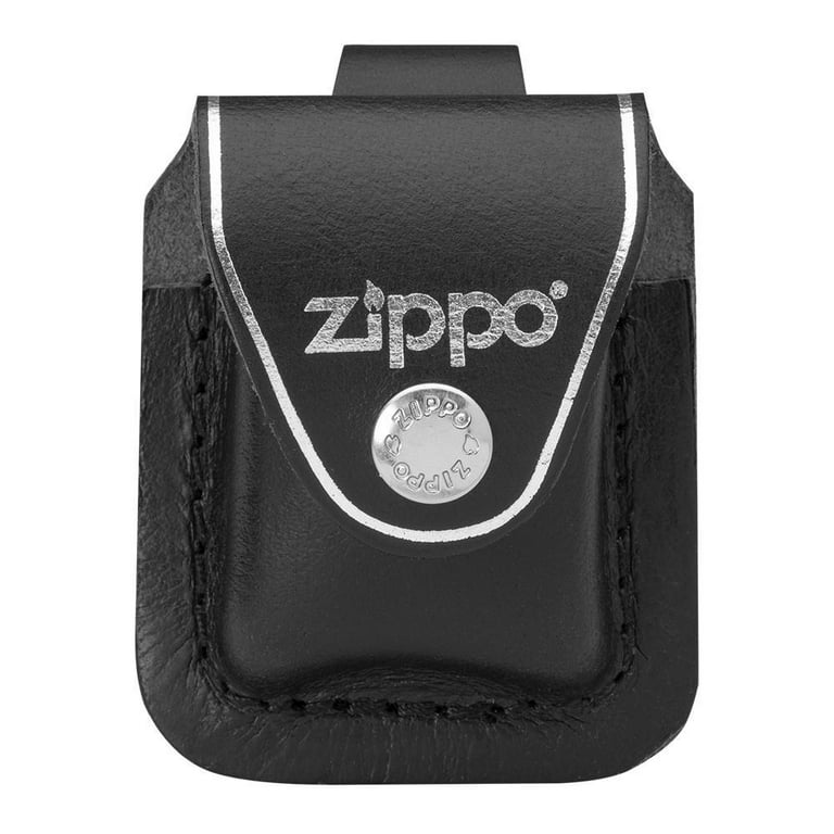 Zippo Black Pouch with Loop Lighter