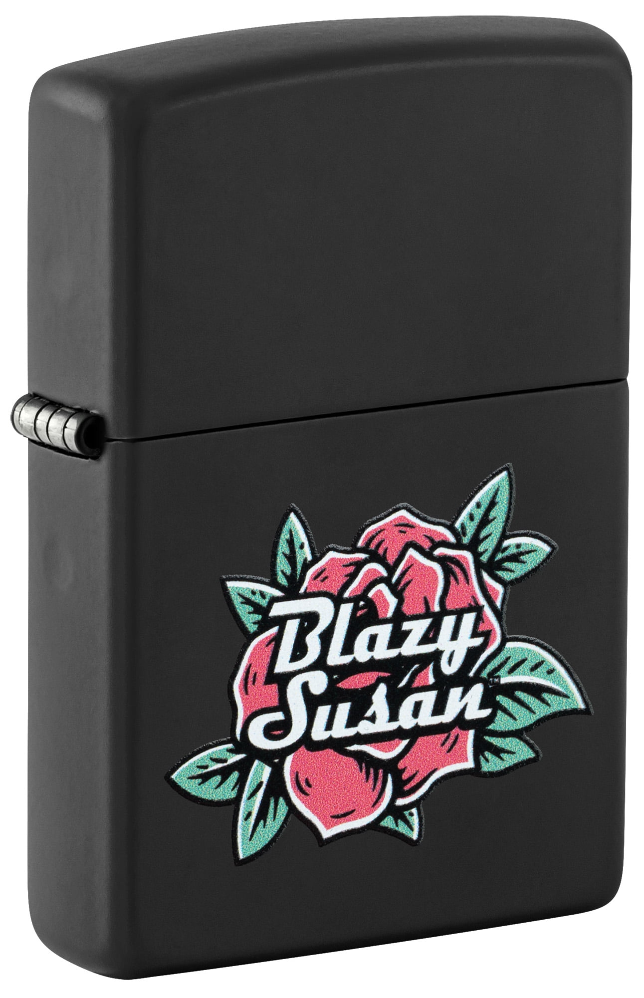 Zippo Blazy Susan™ Logo Design Black Matte Pocket Lighter