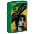 thumbnail image 1 of Zippo Bob Marley Grass Green Design Grass Green Matte Pocket Lighter, 1 of 8
