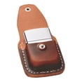 thumbnail image 1 of Zippo Brown Lighter Pouch with Clip, 1 of 5