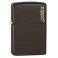 thumbnail image 1 of Zippo Brown Zippo Logo Pocket Lighter, 1 of 12