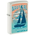 thumbnail image 1 of Zippo Buck Wear Nautical Design White Matte Pocket Lighter, 1 of 8