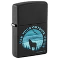 thumbnail image 1 of Zippo Buck Wear™ Use Your Outside Voice Design Black Matte Pocket Lighter, 1 of 6