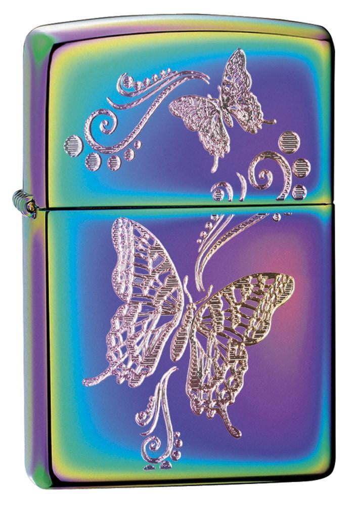 Zippo Butterflies Multi Color Pocket Lighter