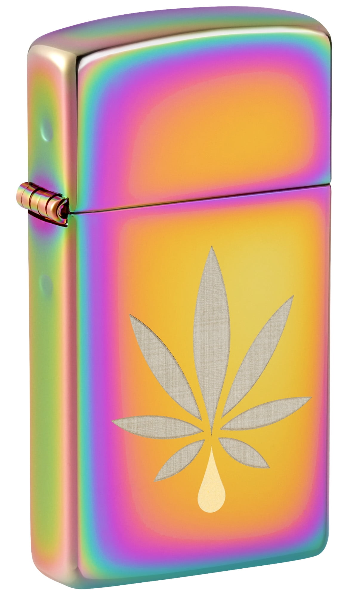 Zippo Cannabis Leaf Design Slim Multi Color Pocket Lighter - Walmart.com, image size:1200x2000