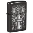 thumbnail image 1 of Zippo Chess Design High Polish Black Pocket Lighter, 1 of 6