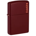 thumbnail image 1 of Zippo Classic Merlot Zippo Logo Pocket Lighter, 1 of 8