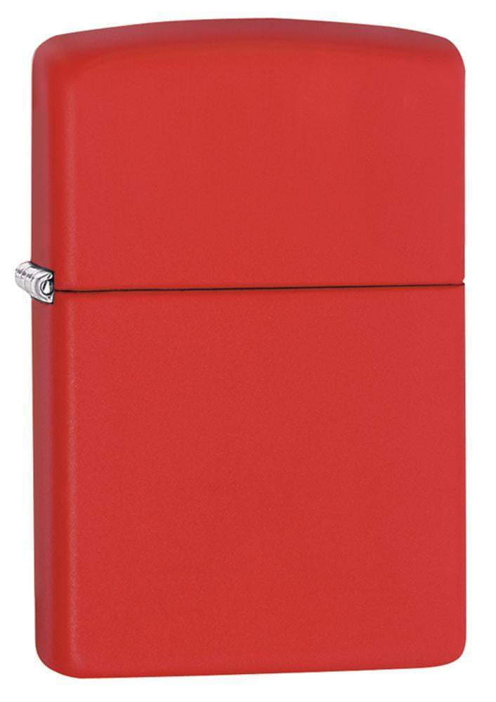 Zippo Classic Red Matte Windproof Pocket Lighter
