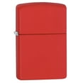 thumbnail image 1 of Zippo Classic Red Matte Windproof Pocket Lighter, 1 of 6