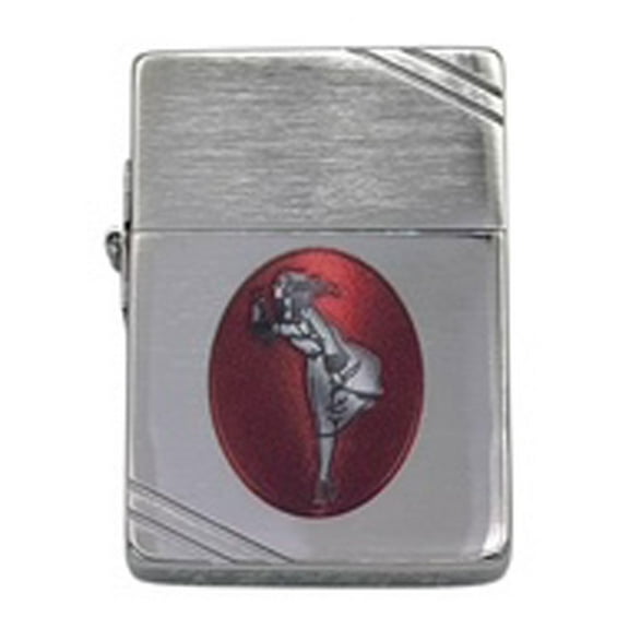 Zippo Classic Windy Girl Windproof Oil Lighters - Christmas, Halloween & Valentines Day Gift (Beige)