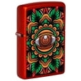 thumbnail image 1 of Zippo Counter Culture Eye Design Metallic Red Pocket Lighter, 1 of 6